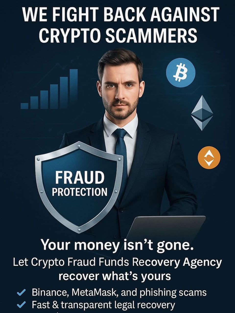Fraud protection and security awareness poster